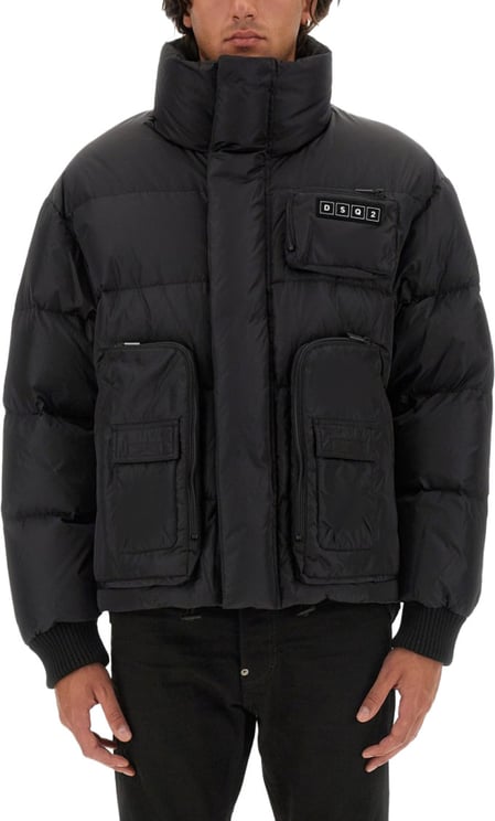Dsquared2 Boxy Black Down Jacket
