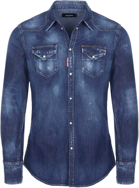 Dsquared2 Dsquared2 Hemd Classic Western shirt navy