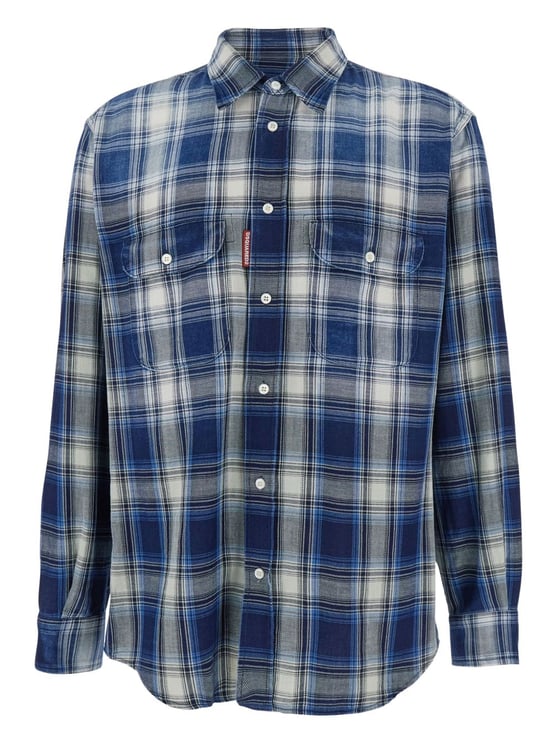 Dsquared2 Shirts Bleu