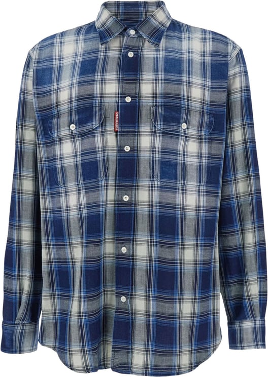 Dsquared2 Shirts Bleu