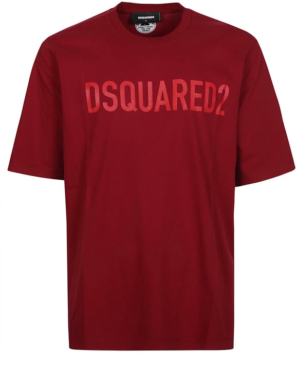 Dsquared2 Loose Fit T-shirt Red