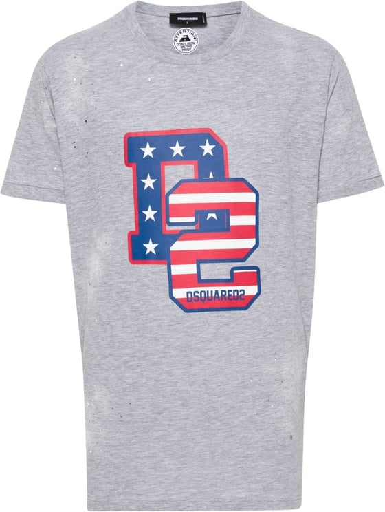 Dsquared2 Grey Muscle Fit Tee T-Shirt