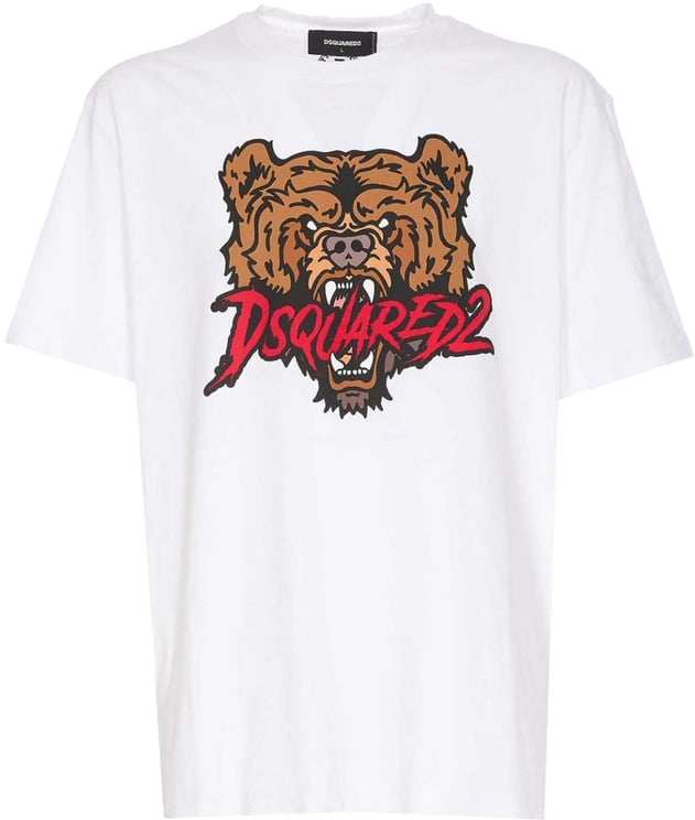Dsquared2 Bear Logo Regular Fit T-shirt