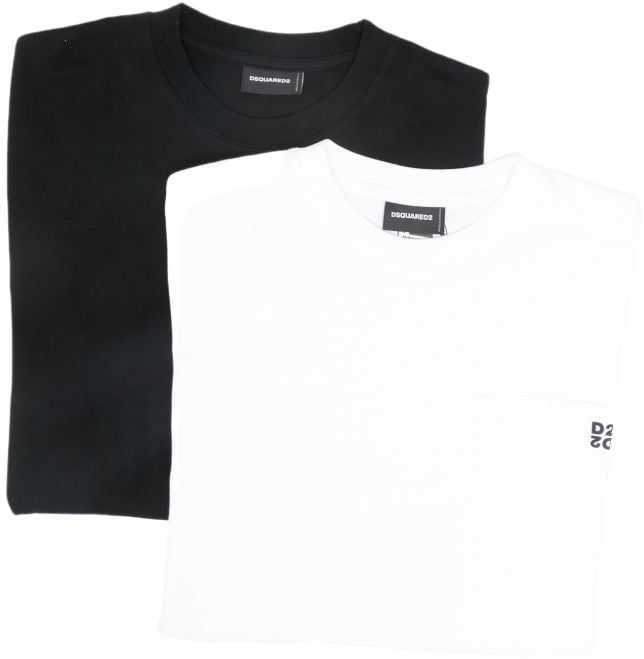 Dsquared2 T-Shirts And Polos Black