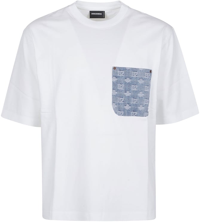 Dsquared2 Monogram Loose Fit T-shirt White