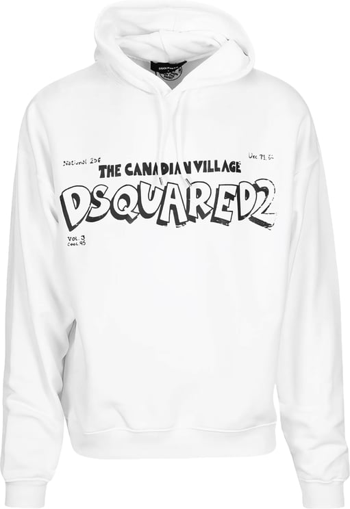 Dsquared2 Canadian Village Logo Oversize Hoodie