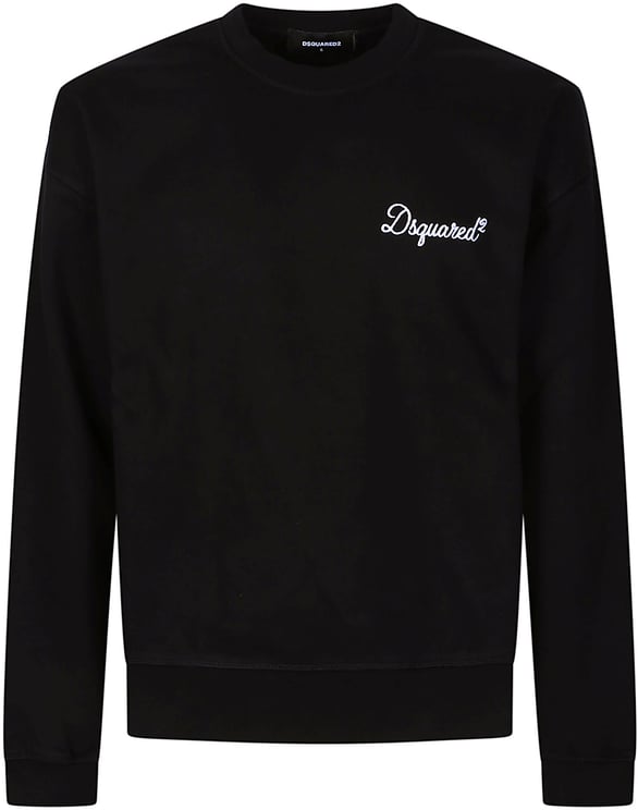 Dsquared2 Logo Signature Relax Fit Sweatshirt Black
