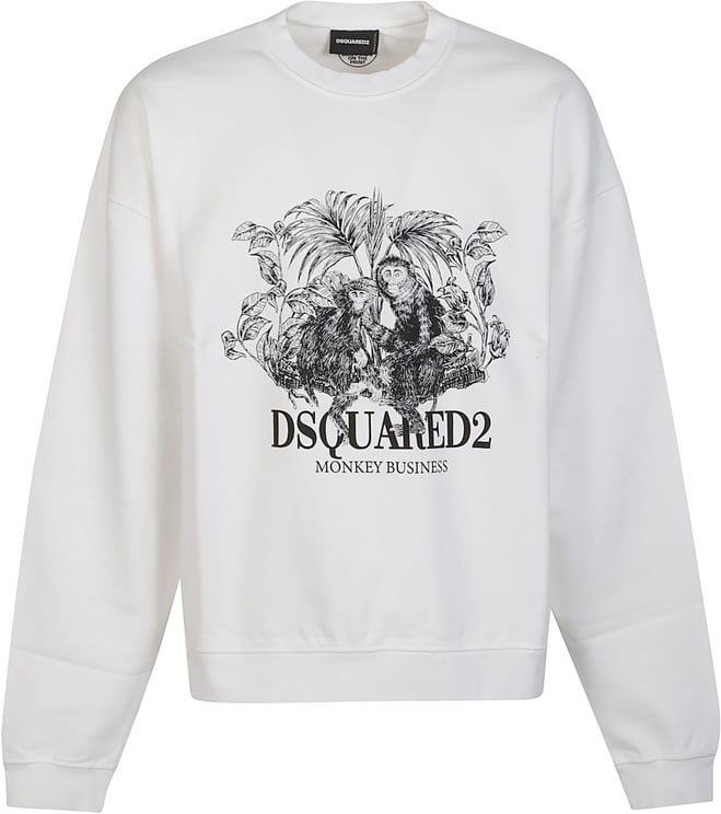 Dsquared2 Relax Fit Sweatshirt White