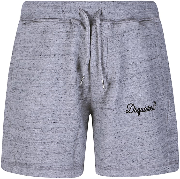 Dsquared2 Logo Embroidery Short Grey