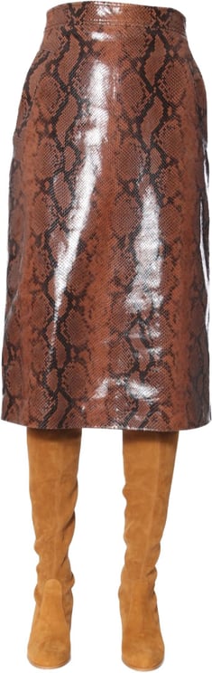 Dsquared2 Python Print Skirt