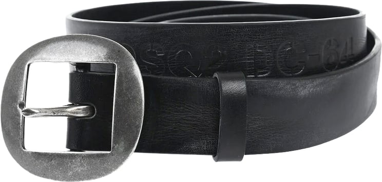 Dsquared2 Logo Leather Buckle Belt