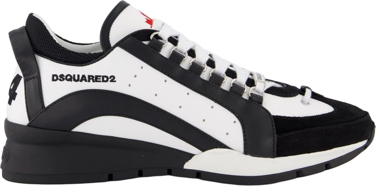 Dsquared2 Heren Legendary Sneakers Wit/Zwart