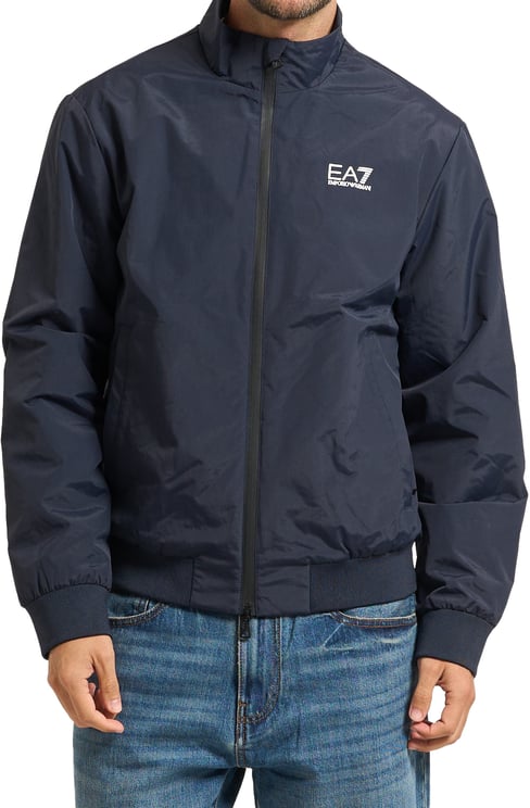 EA7 Coats Blu Armani