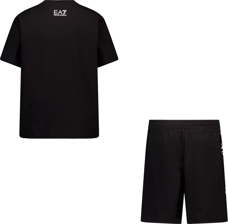 EA7 EA7 Kinder Jongens Setje In Zwart