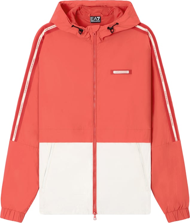 EA7 Coats Poppy Red