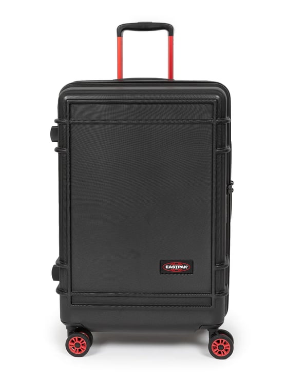 EASTPAK Rectangular Hard Shell Suitcase with Textured Detailing