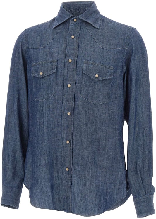 Eleventy Shirts Blue