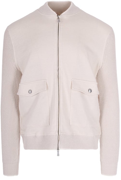 Eleventy Coats Sabbia Bianco