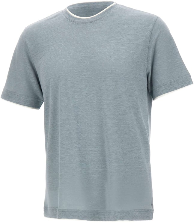 Eleventy T-Shirts And Polos Light Blue
