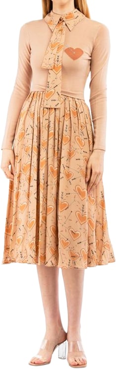 Elisabetta Franchi Elisabetta Franchi Beige Wool Casual Dress