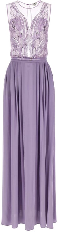 Elisabetta Franchi Elisabetta Franchi Purple Viscose Long Dress