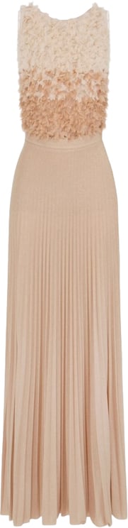 Elisabetta Franchi Red Carpet Lurex Jersey Dress