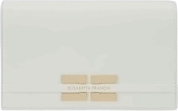 Elisabetta Franchi Leather Effect Chain Shoulder Bag