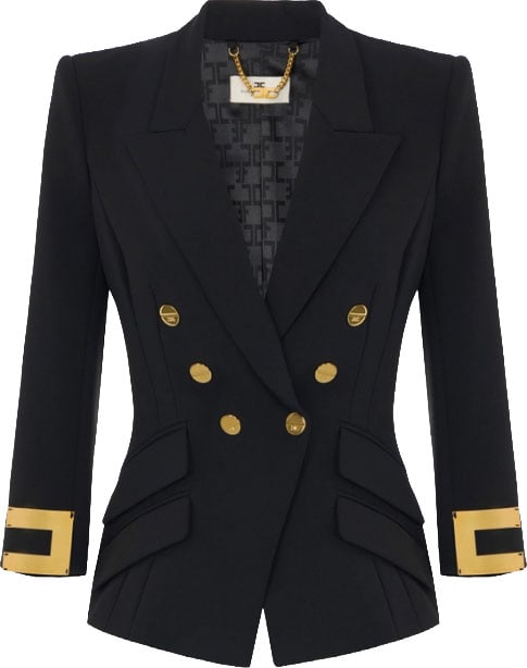 Elisabetta Franchi Jackets Nero