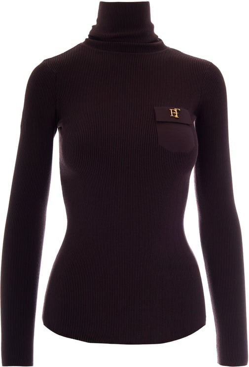 Elisabetta Franchi Sweaters Dark Chocolate