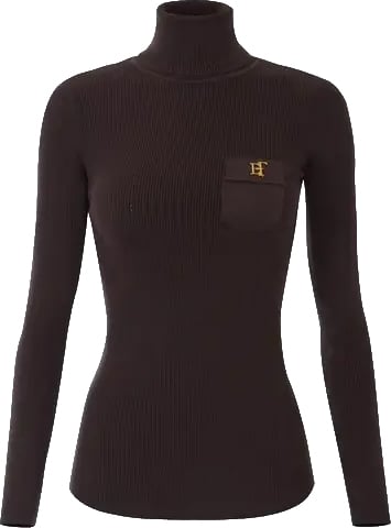 Elisabetta Franchi Sweaters Cioccolato