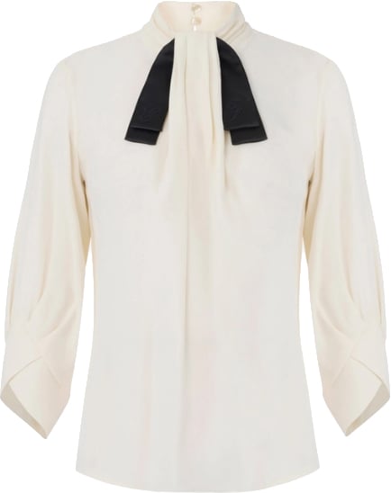 Elisabetta Franchi Shirts Burro/Nero