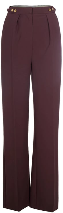 Elisabetta Franchi Trousers Merlot