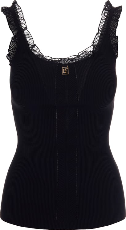 Elisabetta Franchi Top Nero