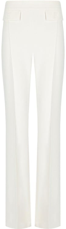 Elisabetta Franchi ELISABETTA FRANCHI IVORY PALAZZO PANTS