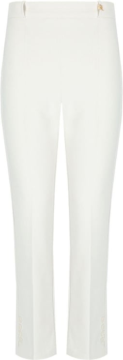 Elisabetta Franchi ELISABETTA FRANCHI IVORY FLARE PANTS