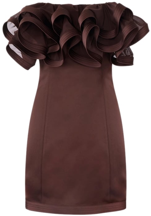 Elisabetta Franchi Dresses Brown