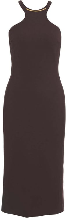 Elisabetta Franchi Midi dress with logo detail