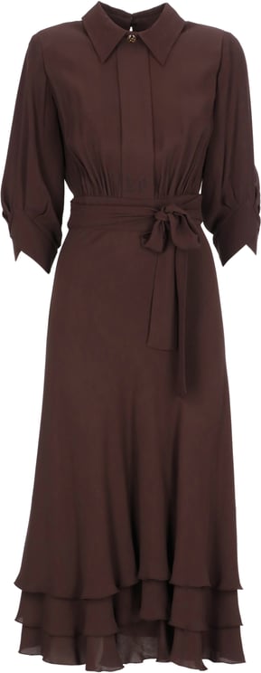 Elisabetta Franchi Dresses Brown