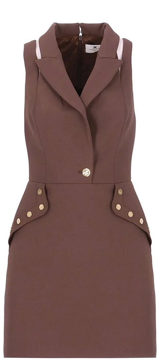 Elisabetta Franchi Dresses Brown