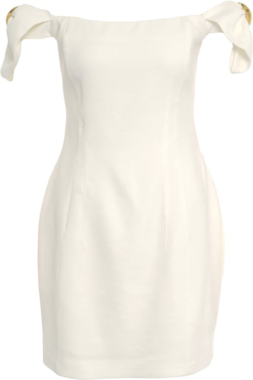 Elisabetta Franchi Linen blend mini dress
