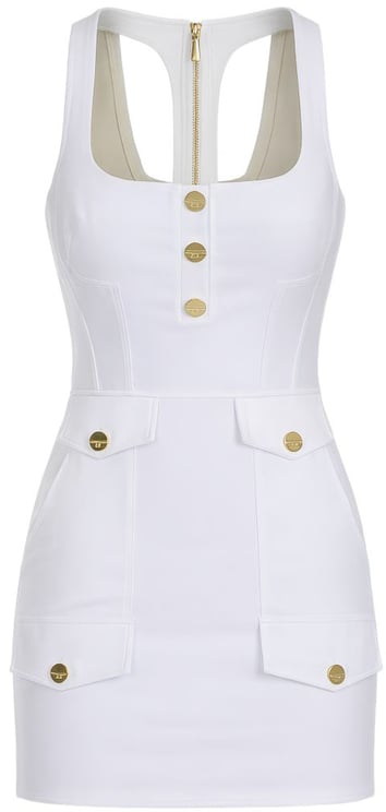 Elisabetta Franchi Dresses White