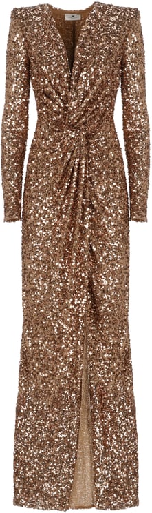 Elisabetta Franchi Dresses Golden