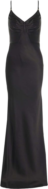 Elisabetta Franchi Satin maxi dress