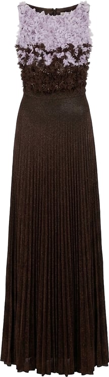 Elisabetta Franchi Dresses Cacao/Lillà