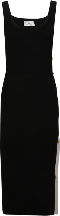 Elisabetta Franchi Sleeveless Dress Black