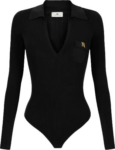 Elisabetta Franchi Top Nero