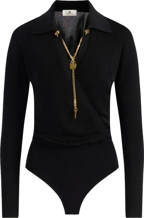 Elisabetta Franchi Top Nero