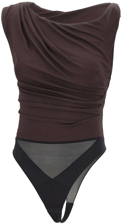Elisabetta Franchi Top Brown