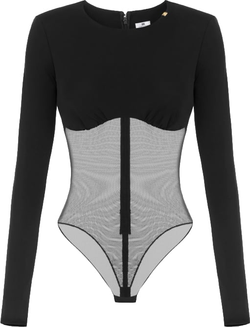 Elisabetta Franchi Top Nero