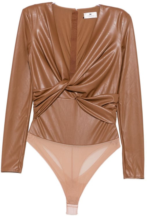 Elisabetta Franchi Top Brown
